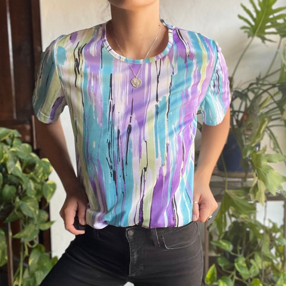 Vintage | Blair Abstract Boxy Tee